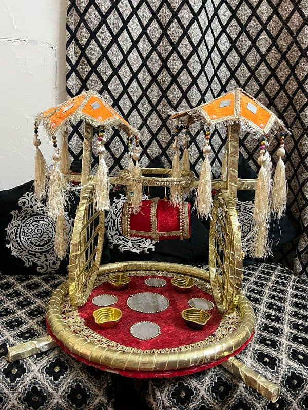 Mehndi plates thaaal set /separate thaal 1