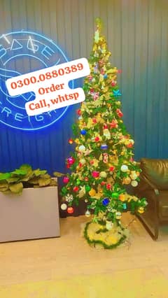 Christmas tree 3 ft to 10 ft available contact O3O0/O-88-O389