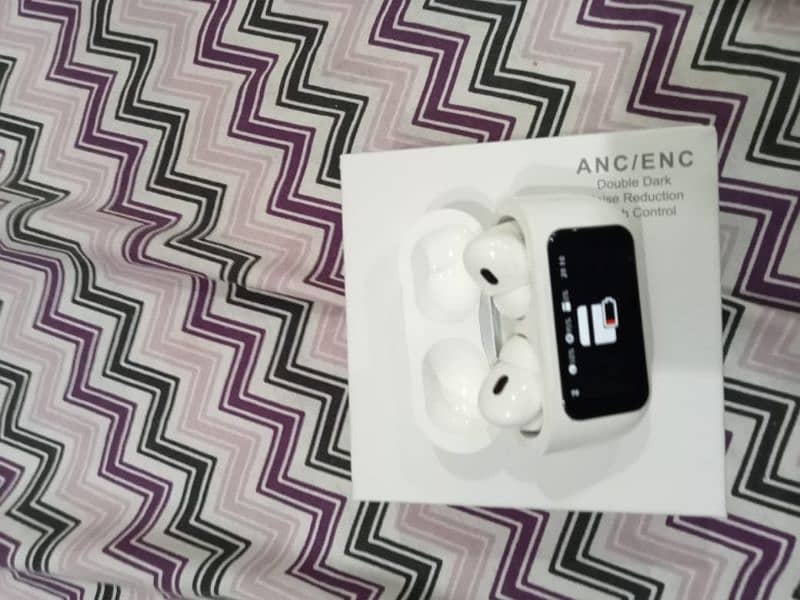 A9 pro Airpods with touch screen with original charging cable and box 0