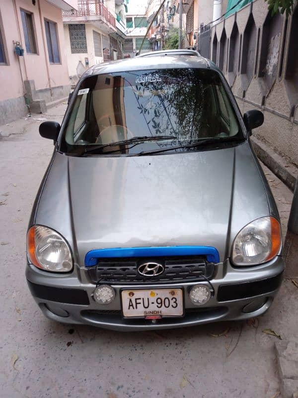 Hyundai Santro 2004,Non accidental guaranteed AC chill 3