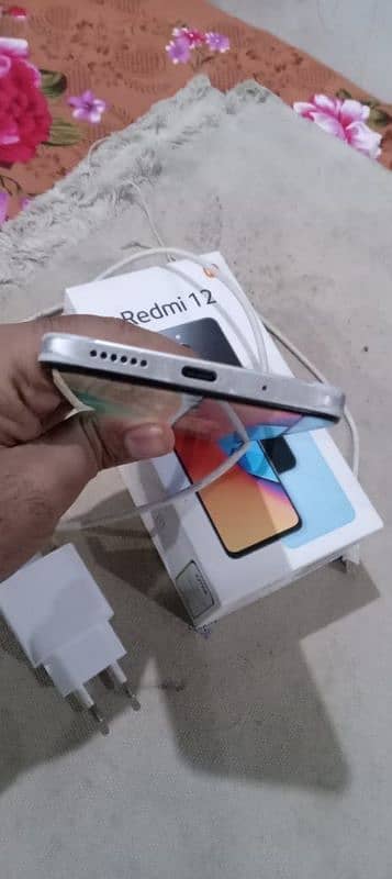 Redmi 12 8+4,128gb ful box original charger best camera All ok No Open 4