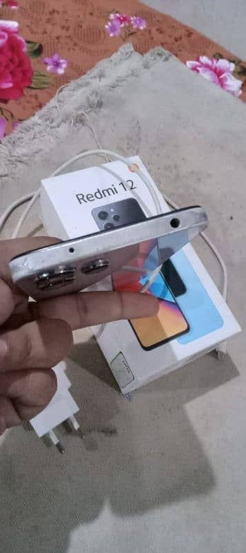 Redmi 12 8+4,128gb ful box original charger best camera All ok No Open 11