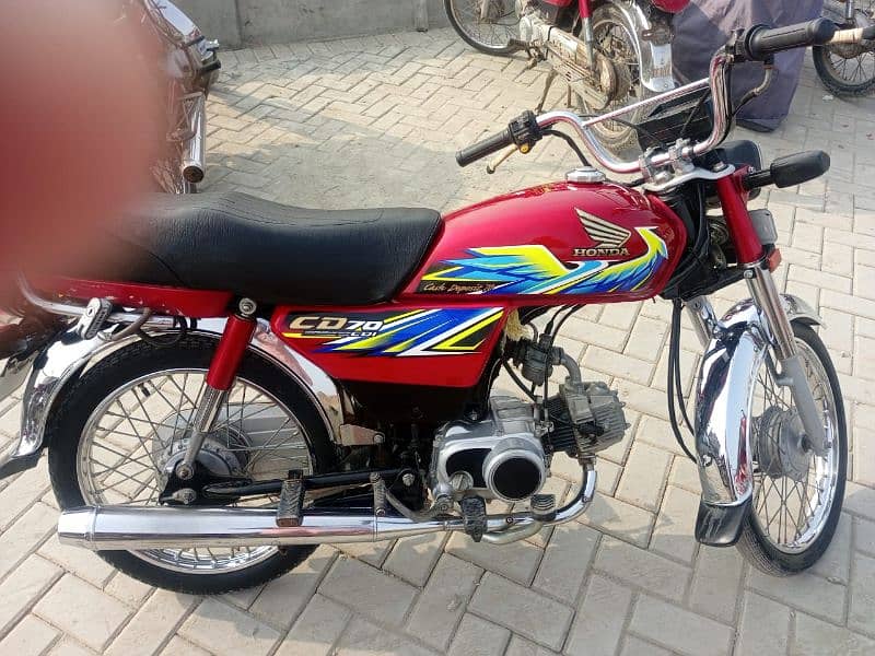 Honda CD 70 2021 model jenunin condition 4