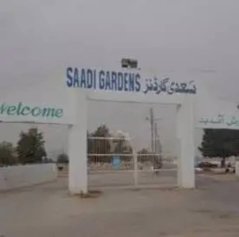 Saadi Garden 135 Yds Corner West Open 40 Ft Road 0