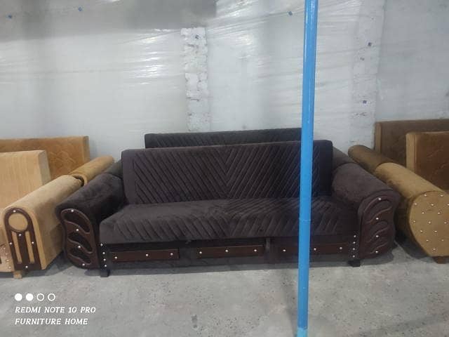 Luxury Sofa Cumbed /Three Seater sofa set/sofa bed/Wooden Sofa Cumbed 5