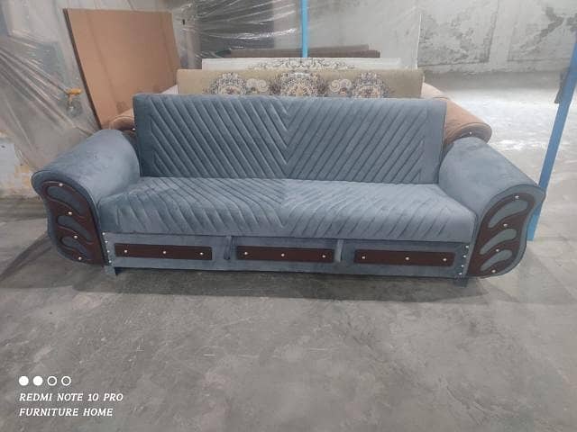 Luxury Sofa Cumbed /Three Seater sofa set/sofa bed/Wooden Sofa Cumbed 10