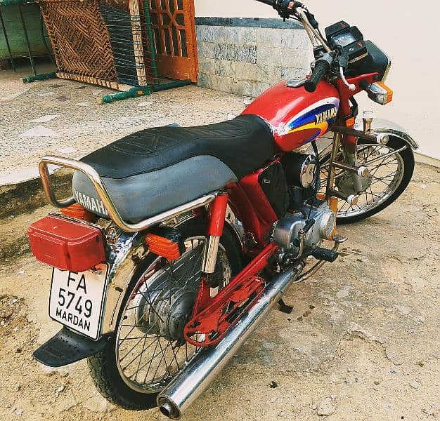 Yamaha 100 cc mardan registration 3