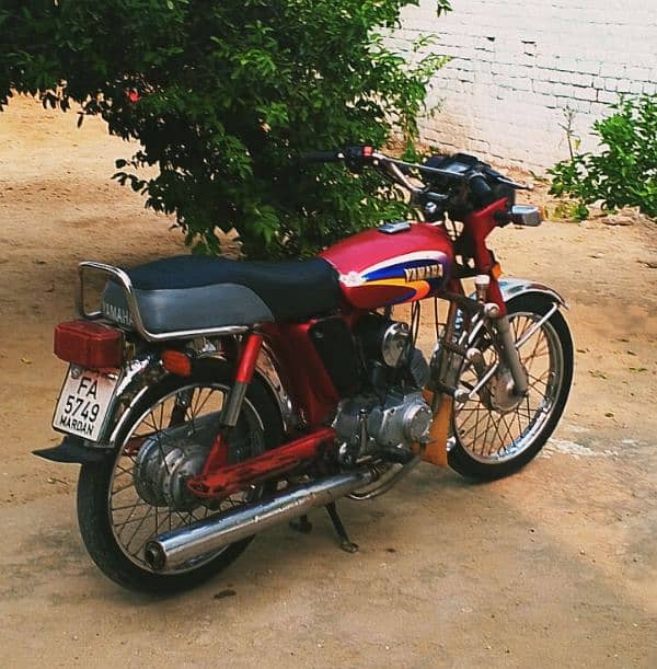 Yamaha 100 cc mardan registration 8