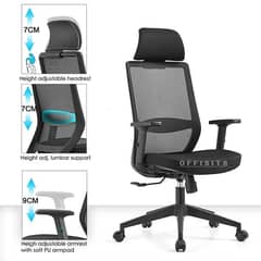 Executive Chair l 3D armrest l 1 Year warranty