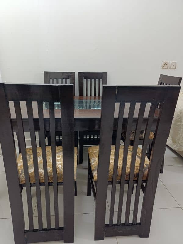 Wooden Dining Table (6 Seater) for Sale 1