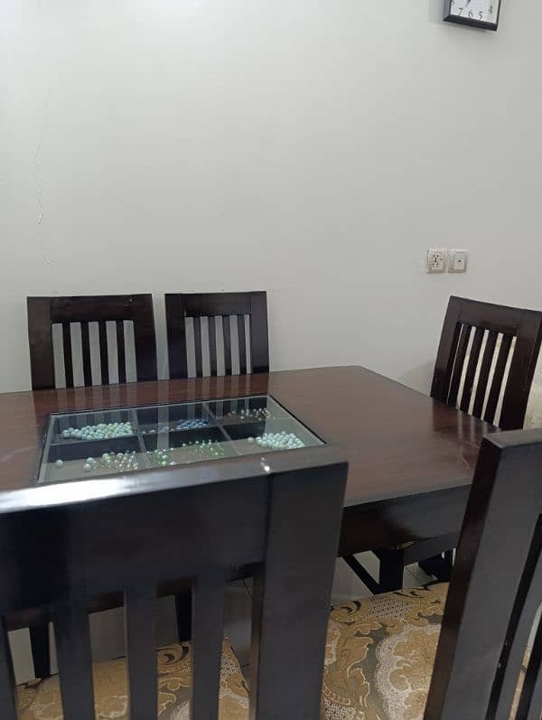 Wooden Dining Table (6 Seater) for Sale 4