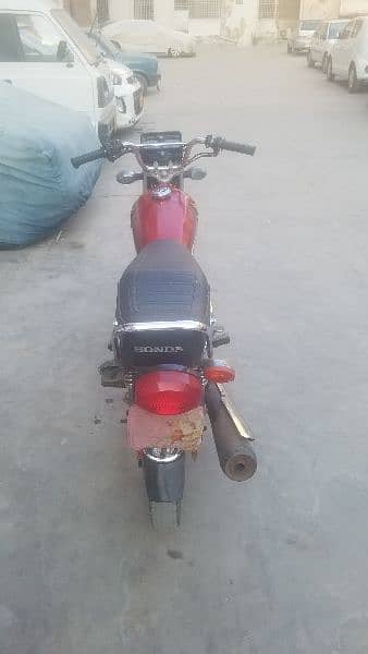 Honda cg 125 special edition red Karachi registration 11