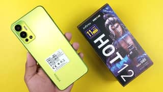 infinix Hot 12 6GB 128GB Complete Box Accessrey