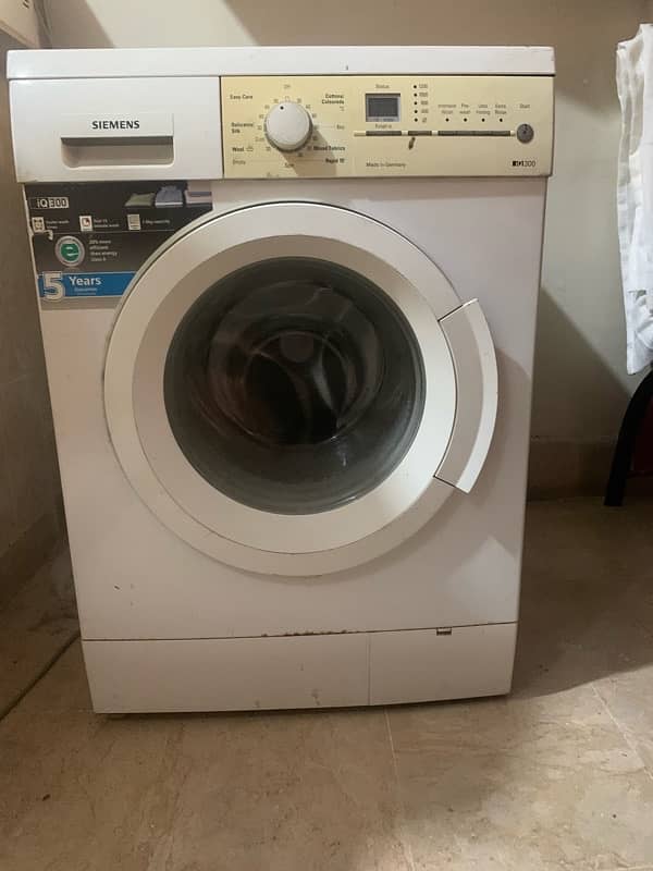 SIEMENS fully automatic washing machine Front load 0