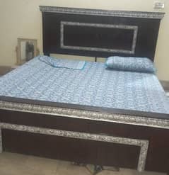 Wooden bed