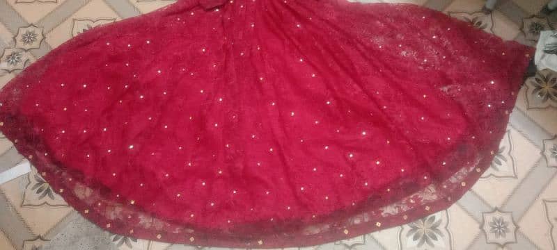 red net frock 3