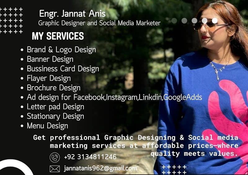 Creative Graphic designing & Expert Social Media Marketing services 0