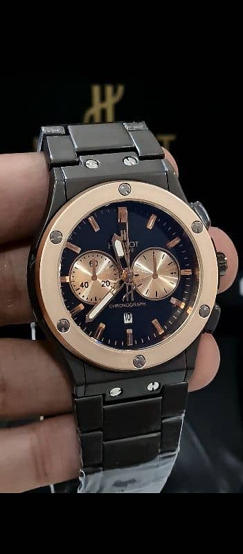 Hublot watch for boys stainless steel strap 4