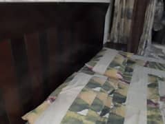 Double Bed with Mattress and tables