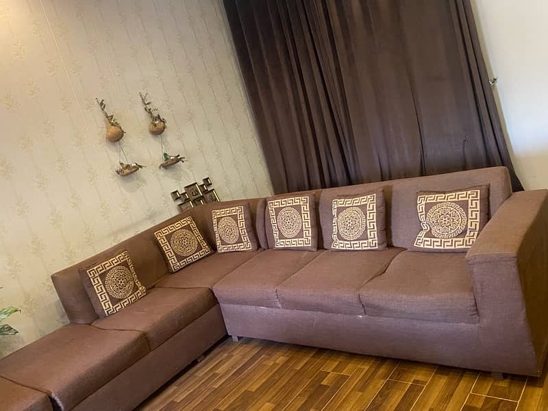 7 Seater L Shaped Sofa Set. 1