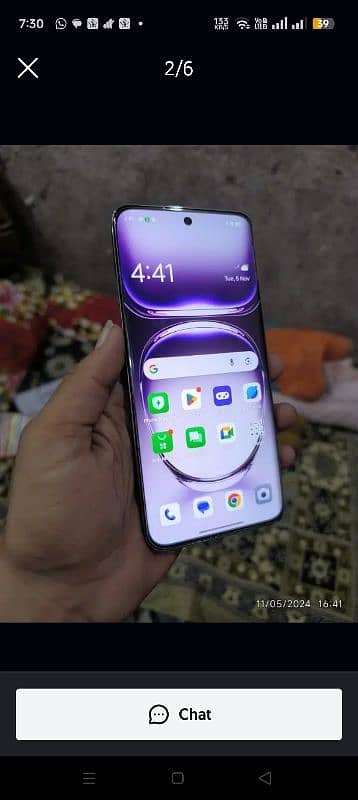 oppo Reno 12 in brand new condition only 1-2 months used with all acce 3