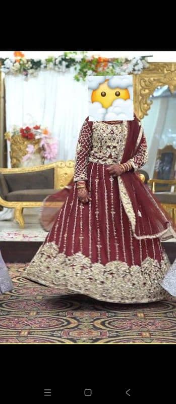 BeautifulBridal Lehnga in dark Maroon colour 1