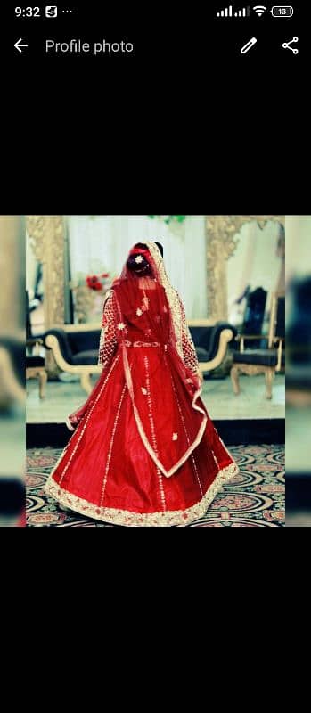 BeautifulBridal Lehnga in dark Maroon colour 3