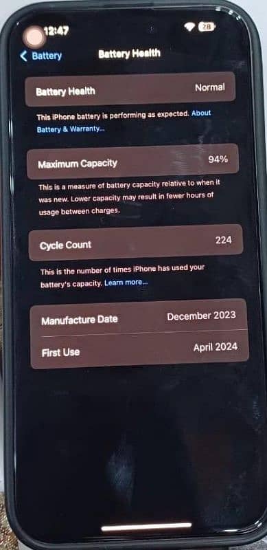 iphone 15 pro max 10/10 256gb non pta 4