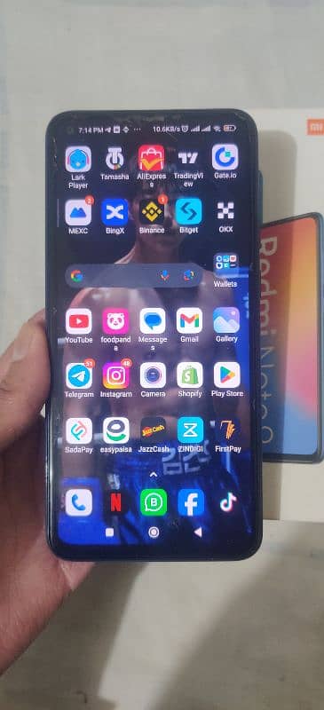 Redmi note 9 4/128 with box 1