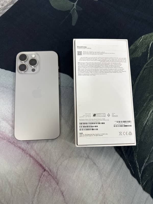 Apple Iphone 15 pro max 256 GB PTA approved 6