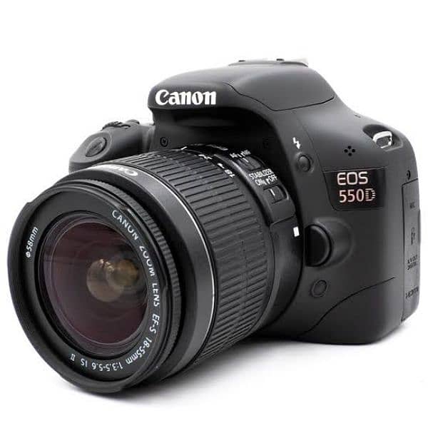 Canon EOS 550D With Zoom and Kit Lens 2