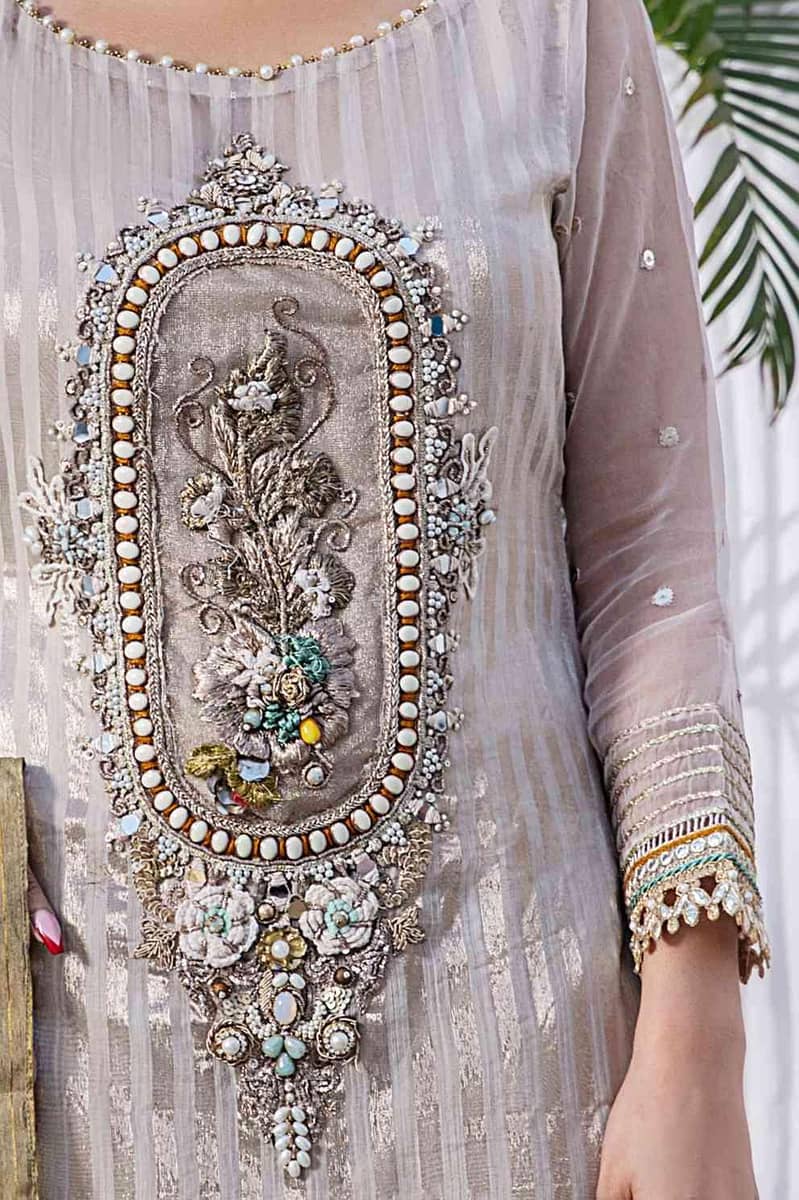 Hand Embroidered Party Wear Khuda Baksh 0