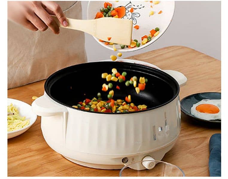 New 24cm multifunction electric cookers double layer non stick pan 6