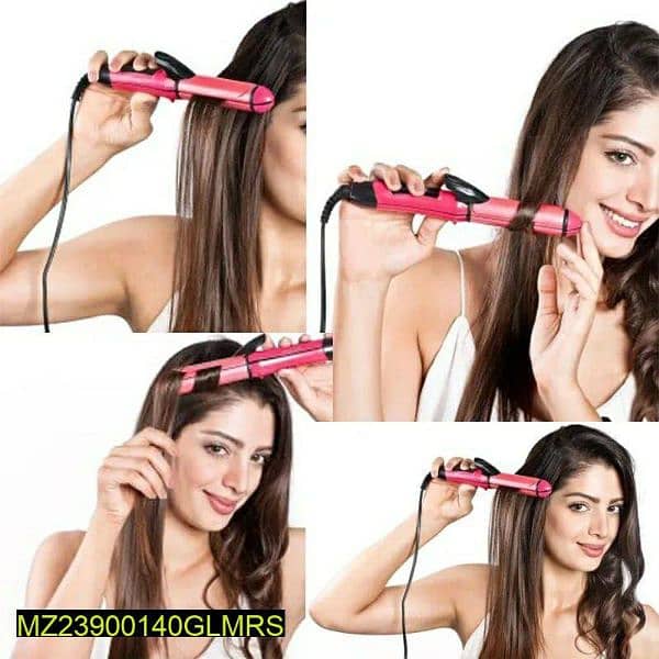 2in1 hair straightener and curler 3