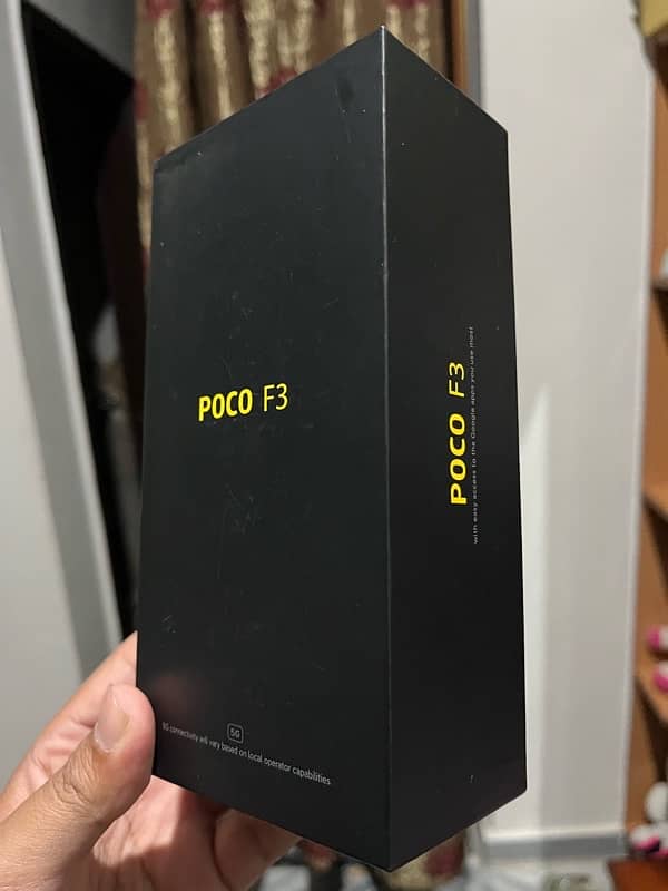 Excellent Condition Poco F3 Complete Box 8