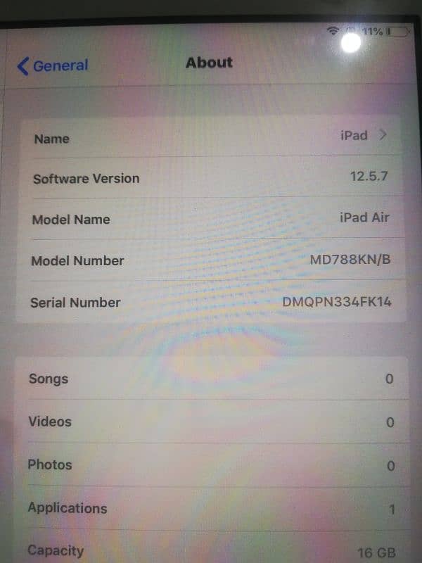 iPad Air 16 GB 0