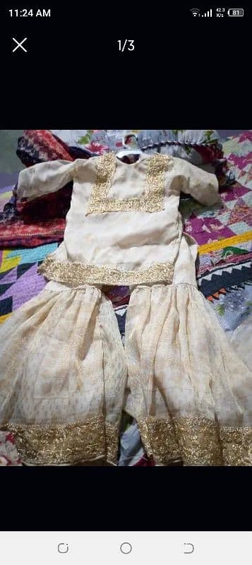 3 to 4 years baby gharara 2