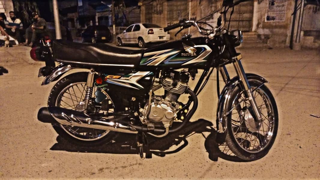 Honda CG 125 2023 karachi number 6