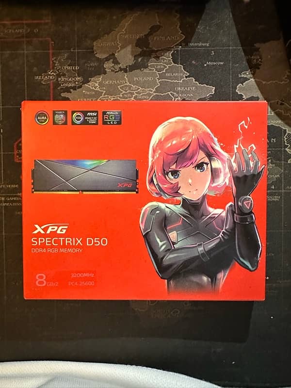 XPG Spectrix D50 16GB DDR4 3200MHZ (8x2) [PC Parts] [Computer Memory] 1