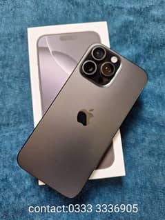 iPhone 16 pro max contact:0333 3336905