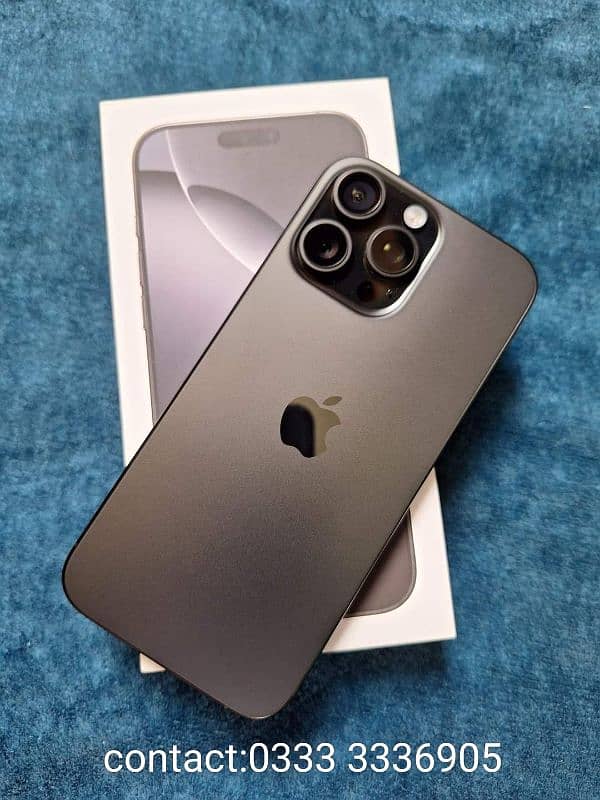 iPhone 16 pro max contact:0333 3336905 0