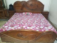 DOUBLE BED WITHOUT FOAM AND DRESSING TABLE FOR SALE!!(URGENT SALE)