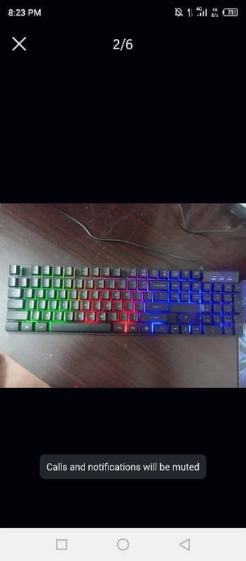 Gaming keyboard, gaming mouse and gaming pad set only 1 month use 1