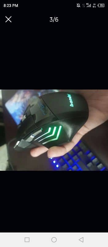 Gaming keyboard, gaming mouse and gaming pad set only 1 month use 2