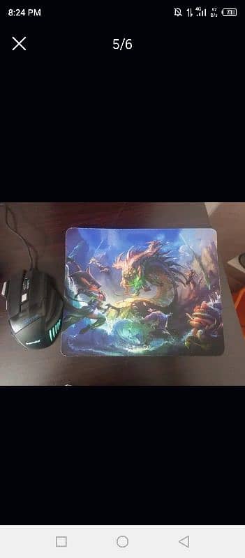 Gaming keyboard, gaming mouse and gaming pad set only 1 month use 4