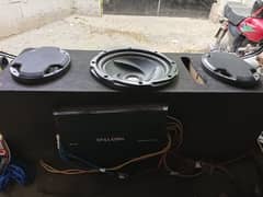 Setup for Sale Kenwood Speaker and baser 4 channel aim