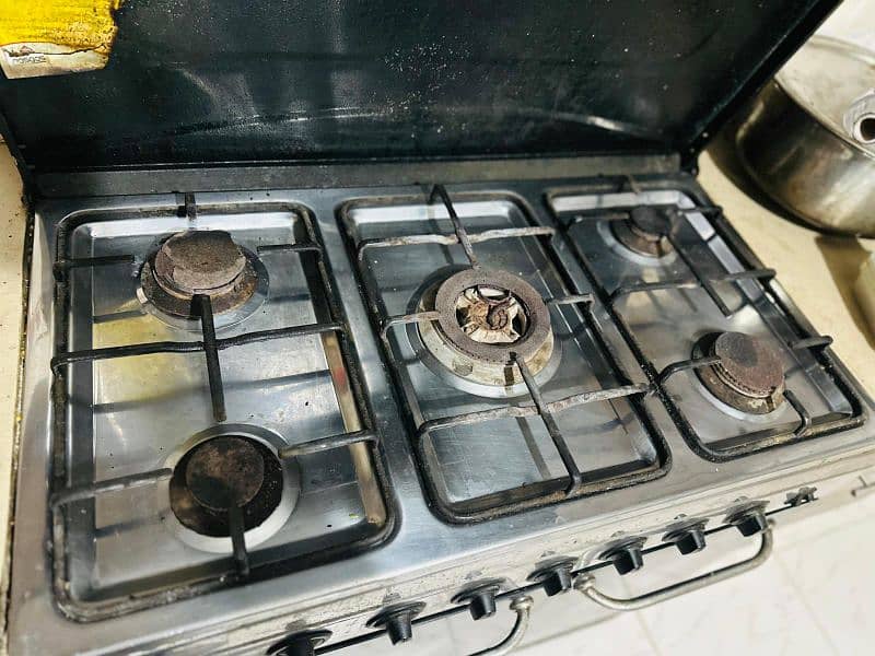 gas oven 5 burners 1