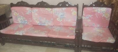 wooden sofa set with Foam