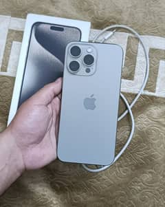 iphone 15 pro max 512gb JV (Natural Titanium)