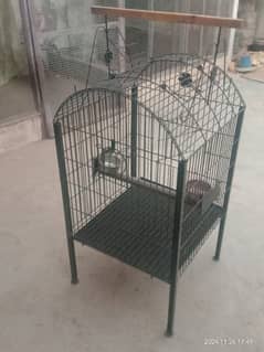 Grey parrot Pahari Raw cage , ring neck cage